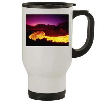 Volcanoes Stainless Steel Travel Mug