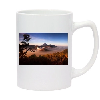 Volcanoes 14oz White Statesman Mug