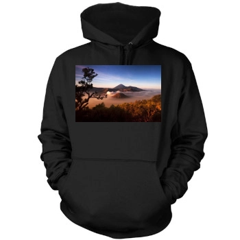 Volcanoes Mens Pullover Hoodie Sweatshirt