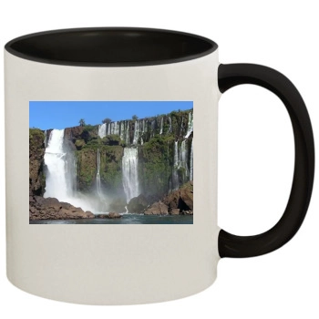 Waterfalls 11oz Colored Inner & Handle Mug