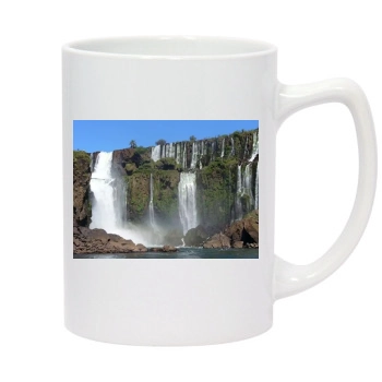 Waterfalls 14oz White Statesman Mug