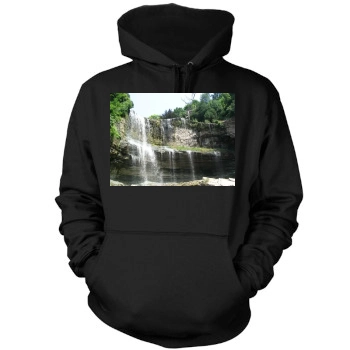 Waterfalls Mens Pullover Hoodie Sweatshirt