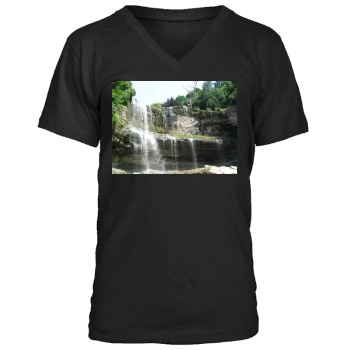 Waterfalls Men's V-Neck T-Shirt