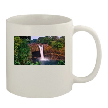 Waterfalls 11oz White Mug