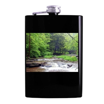 Waterfalls Hip Flask