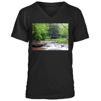 Waterfalls Men's V-Neck T-Shirt