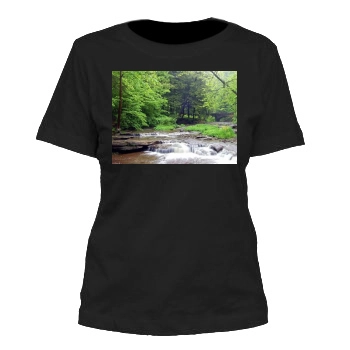 Waterfalls Women's Cut T-Shirt