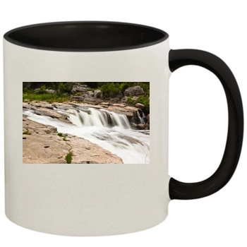 Waterfalls 11oz Colored Inner & Handle Mug