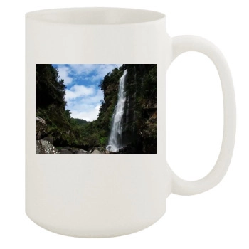 Waterfalls 15oz White Mug