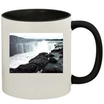 Waterfalls 11oz Colored Inner & Handle Mug