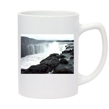 Waterfalls 14oz White Statesman Mug