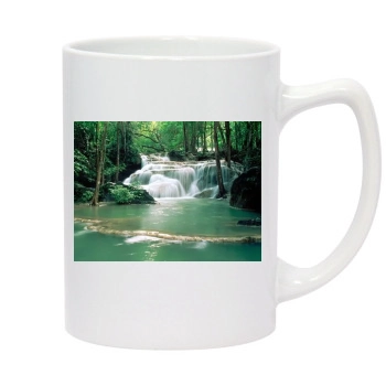 Waterfalls 14oz White Statesman Mug