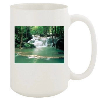 Waterfalls 15oz White Mug