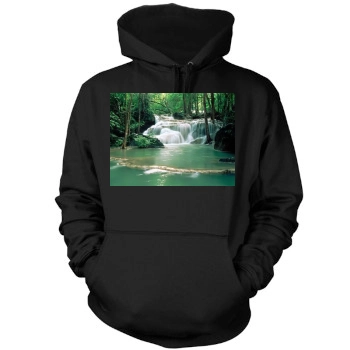 Waterfalls Mens Pullover Hoodie Sweatshirt