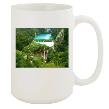 Waterfalls 15oz White Mug