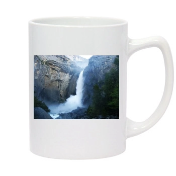 Waterfalls 14oz White Statesman Mug