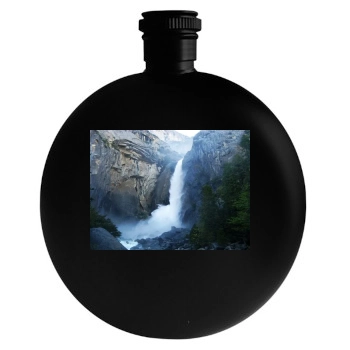 Waterfalls Round Flask