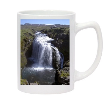 Waterfalls 14oz White Statesman Mug