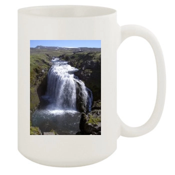 Waterfalls 15oz White Mug