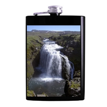 Waterfalls Hip Flask