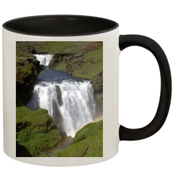 Waterfalls 11oz Colored Inner & Handle Mug