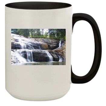 Waterfalls 15oz Colored Inner & Handle Mug