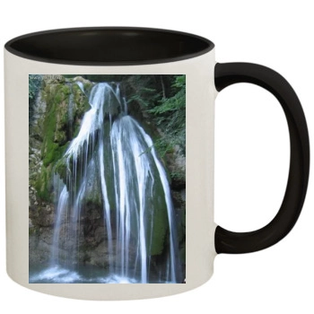 Waterfalls 11oz Colored Inner & Handle Mug