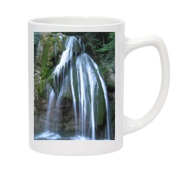 Waterfalls 14oz White Statesman Mug