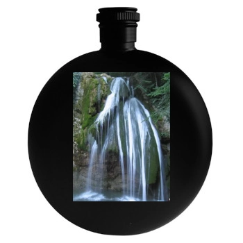 Waterfalls Round Flask