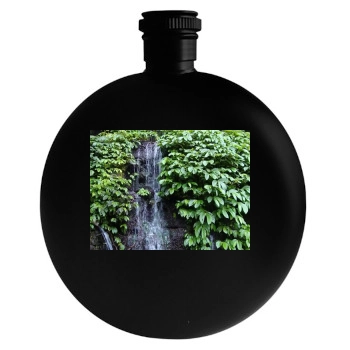 Waterfalls Round Flask