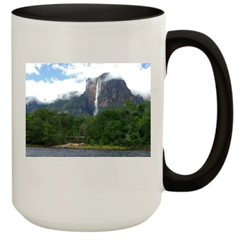 Waterfalls 15oz Colored Inner & Handle Mug