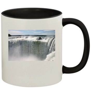 Waterfalls 11oz Colored Inner & Handle Mug