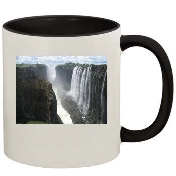 Waterfalls 11oz Colored Inner & Handle Mug