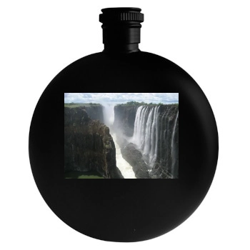 Waterfalls Round Flask