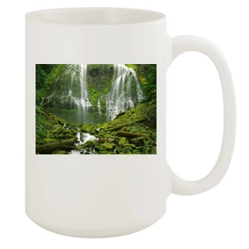 Waterfalls 15oz White Mug