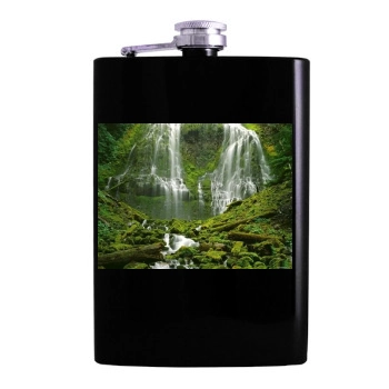 Waterfalls Hip Flask