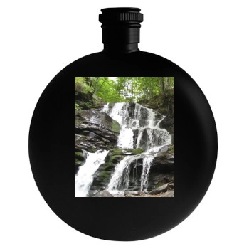 Waterfalls Round Flask