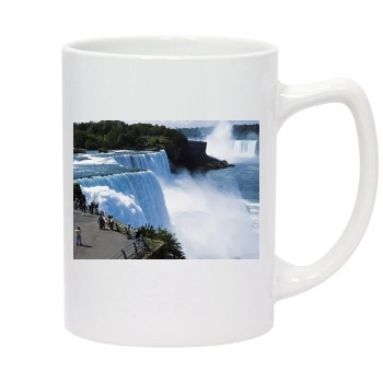 Waterfalls 14oz White Statesman Mug