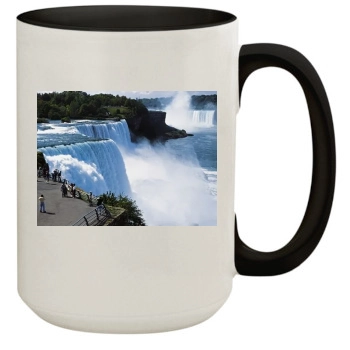 Waterfalls 15oz Colored Inner & Handle Mug