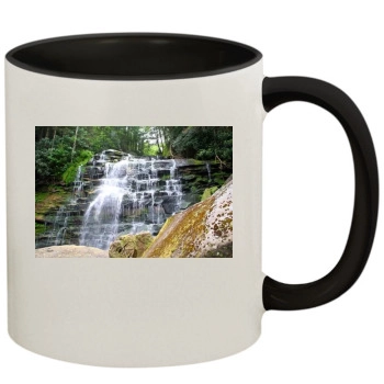 Waterfalls 11oz Colored Inner & Handle Mug