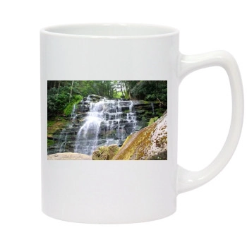 Waterfalls 14oz White Statesman Mug