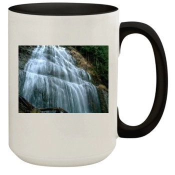 Waterfalls 15oz Colored Inner & Handle Mug