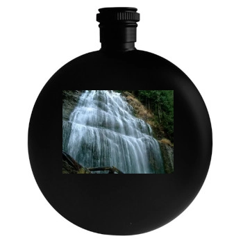 Waterfalls Round Flask