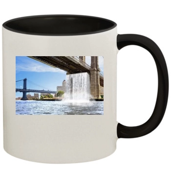 Waterfalls 11oz Colored Inner & Handle Mug