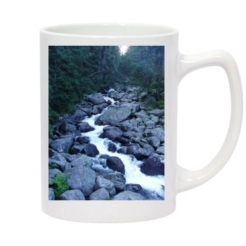 Waterfalls 14oz White Statesman Mug