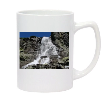 Waterfalls 14oz White Statesman Mug