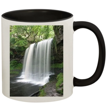 Waterfalls 11oz Colored Inner & Handle Mug