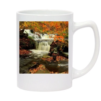 Waterfalls 14oz White Statesman Mug