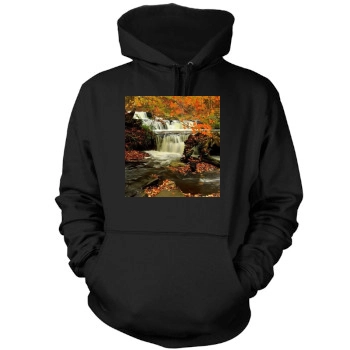 Waterfalls Mens Pullover Hoodie Sweatshirt