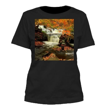 Waterfalls Women's Cut T-Shirt